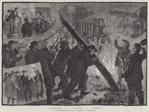 Le démarchage présidentiel en Amérique, une levée de mât - English School